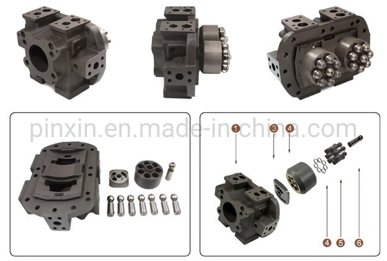Rexroth A2FM90 Motor Hydraulische onderdelen gemaakt van koolstofstaal voor 340.000kg Pakket