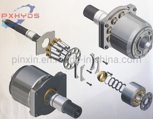 Eencilinderstructuur A4vso40/71 Hydraulische pomp Cylinderblok Onderdelen van toepassing