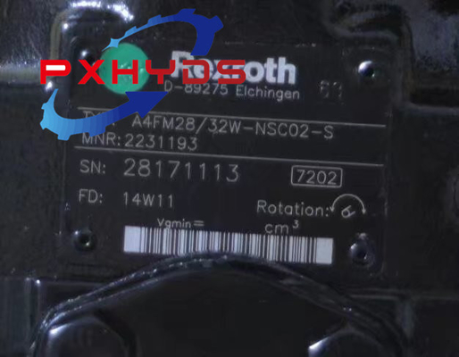A4FM28/32W-Nsc02 Hydraulische zuigermotor BV-certificaat
