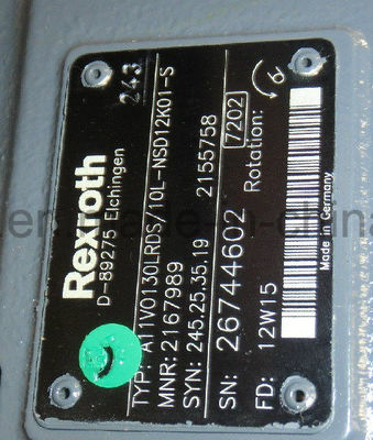 Hydraulische zuigerpomp van de A11vlo130lrds-serie voor draaiboringen met A4VG28-B-olie