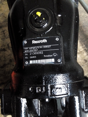 Bouwmachines Geexciteerde hydraulische zuigermotor A2FM28/61W-Vbb010 voor contact